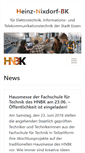 Mobile Screenshot of hnbk.de